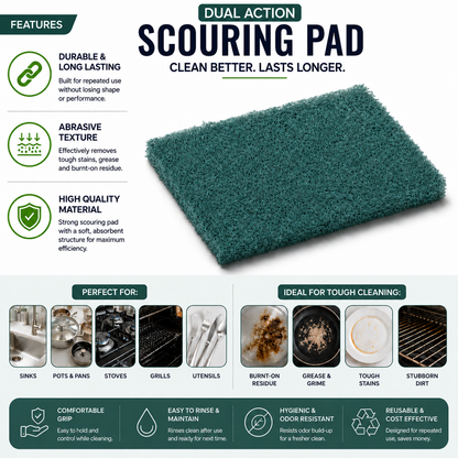 SCOURING PADS (REGULAR) 2 IN 1