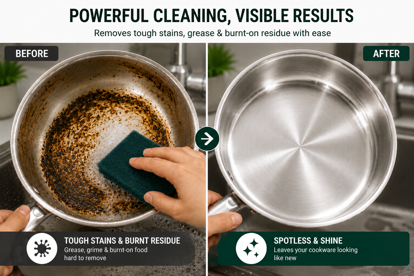 SCOURING PADS (REGULAR) 5 IN 1