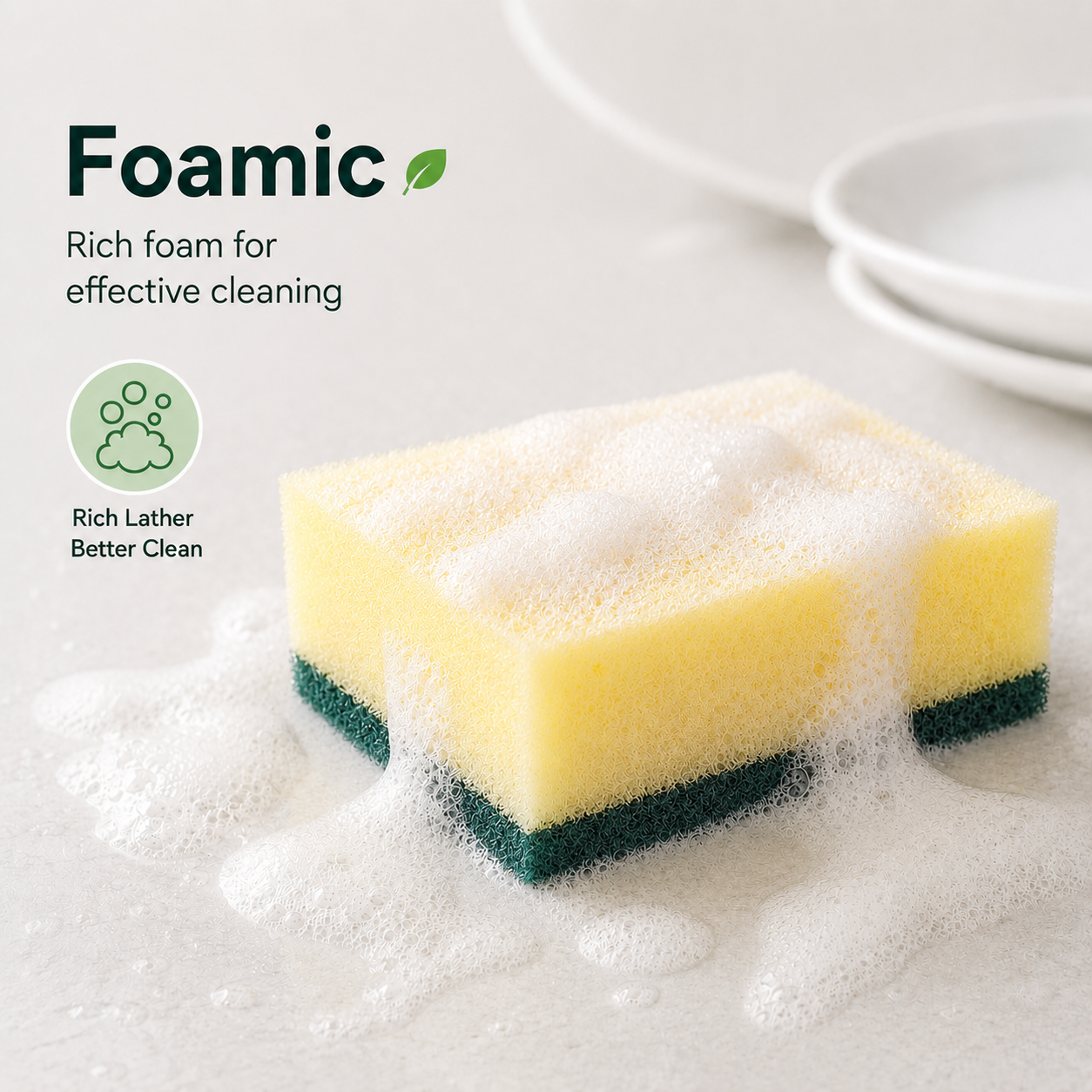 POWER SPONGE (REGULAR) 2 IN 1