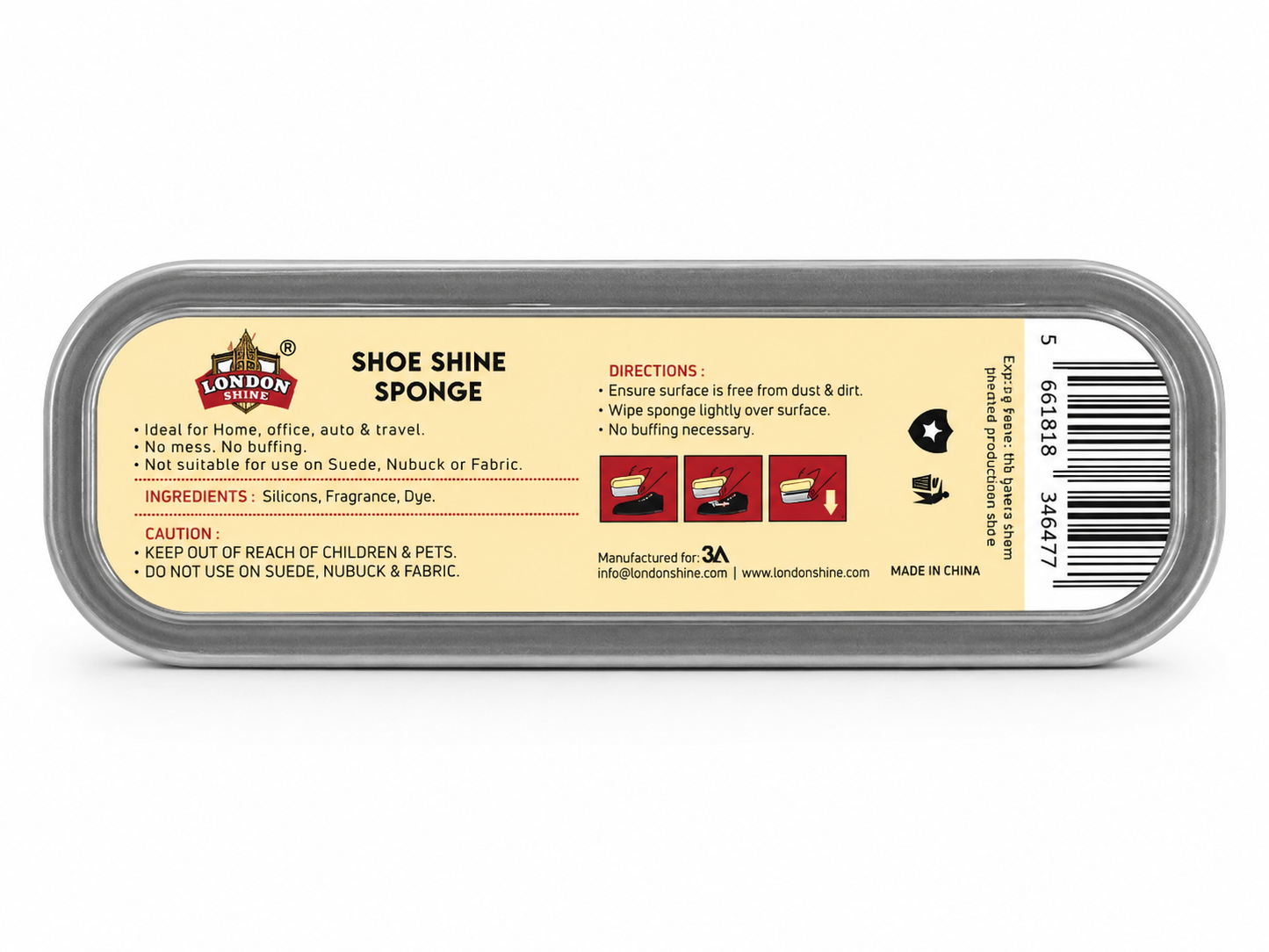 SHOE SHINE SPONGE NEUTRAL (MINI)