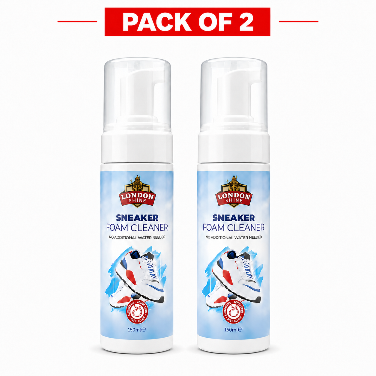Sneaker Foam Cleaner (Pack Of 2)