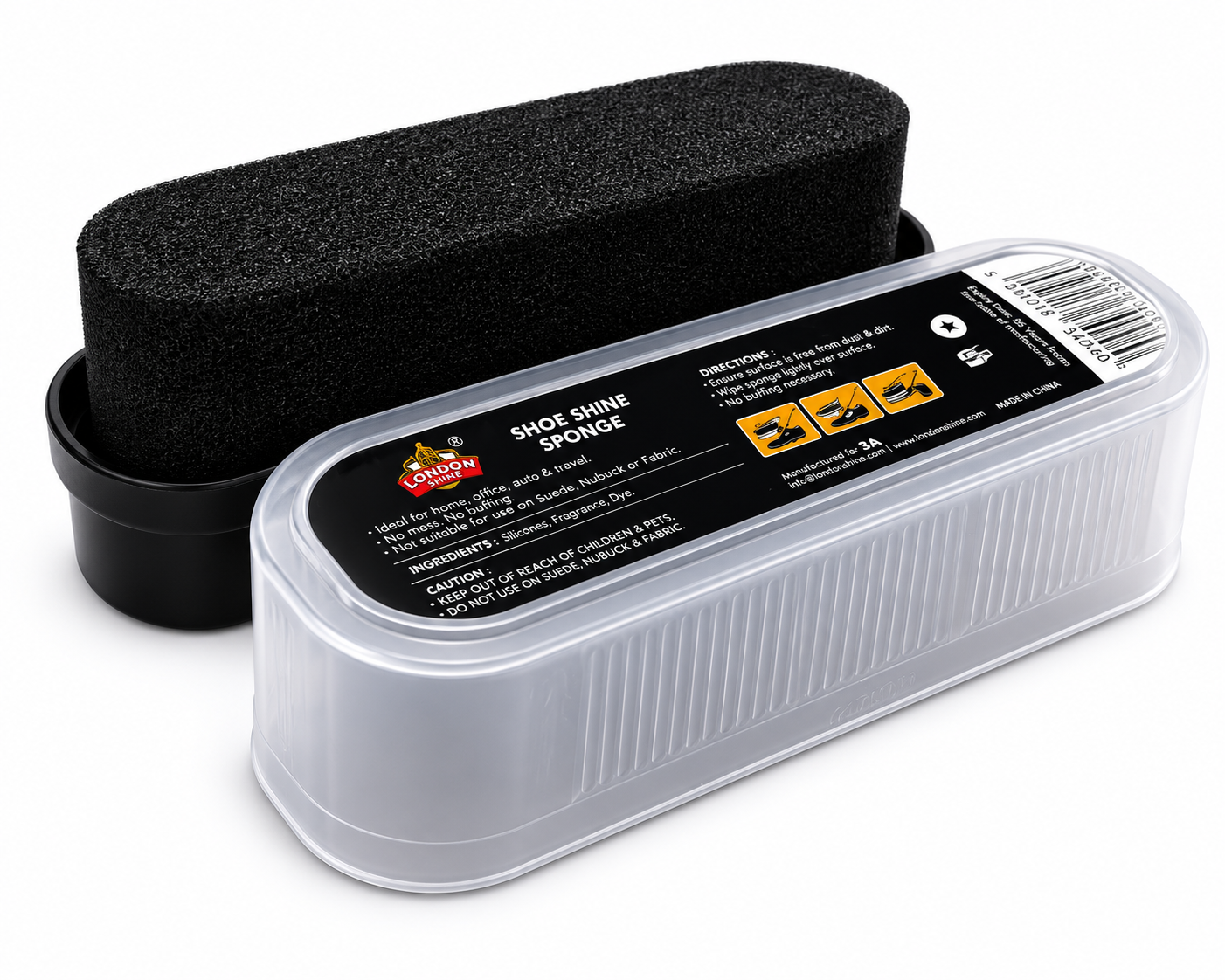 SHOE SHINE SPONGE BLACK (MINI)