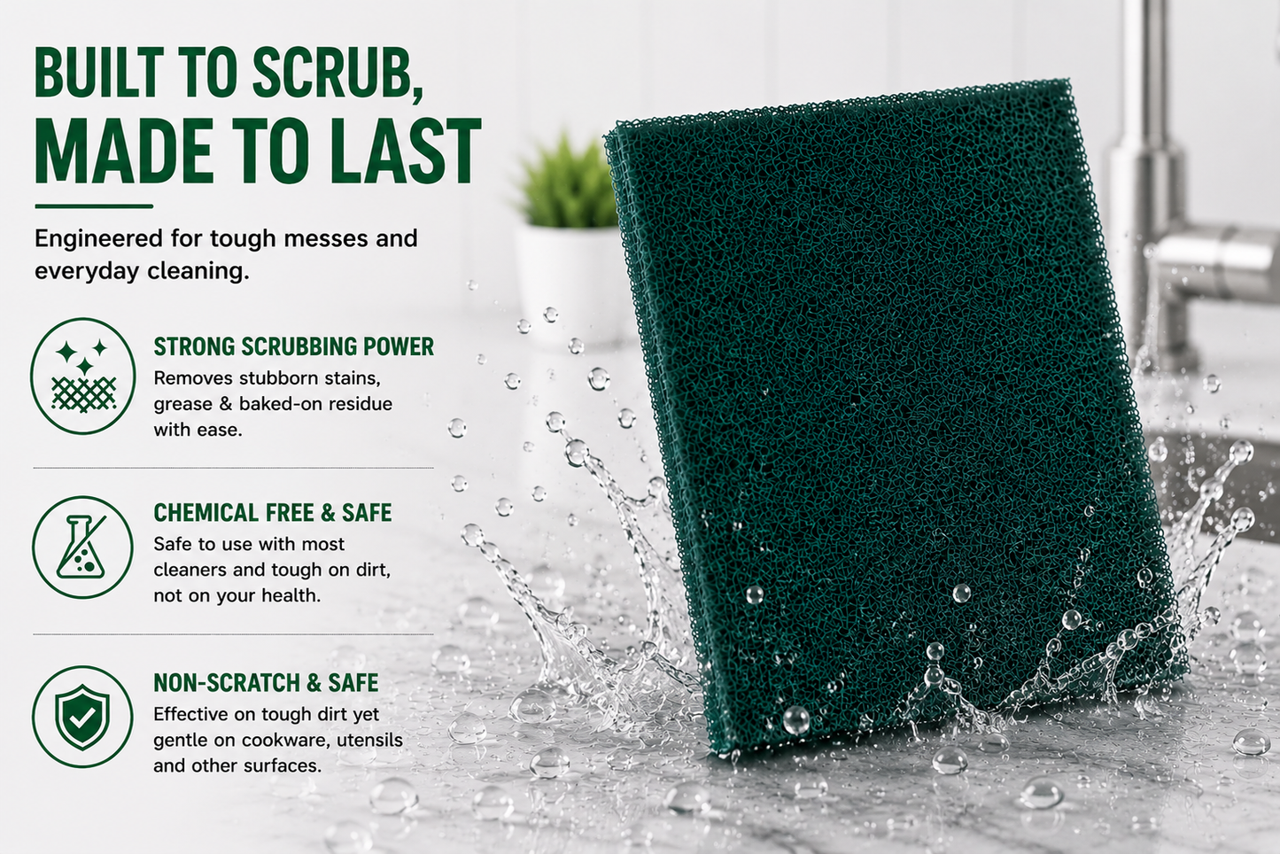 SCOURING PAD (LARGE) PACK OF 1