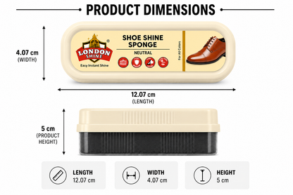SHOE SHINE SPONGE NEUTRAL (MINI)