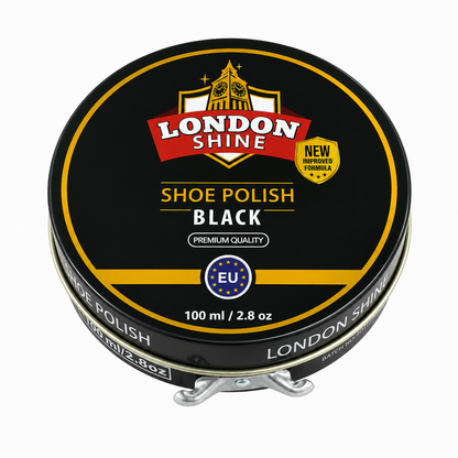 WAX SHOE POLISH 100ml - BLACK