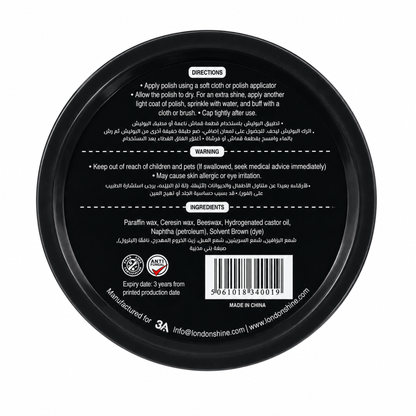 WAX SHOE POLISH 50ml – BLACK