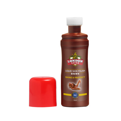 LIQUID SHOE POLISH 100ml ─ BROWN