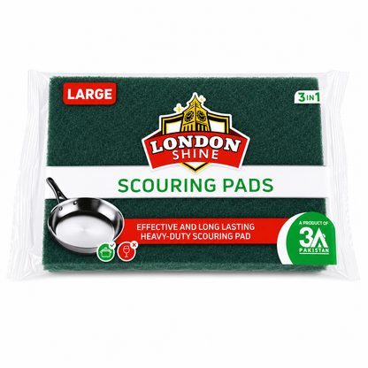 SCOURING PADS (LARGE) 3 IN 1