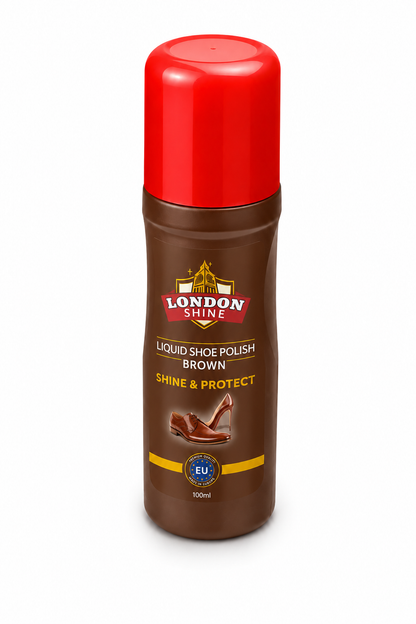 LIQUID SHOE POLISH 100ml ─ BROWN
