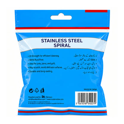 STAINLESS STEEL SPIRAL (REGULAR) 1PC