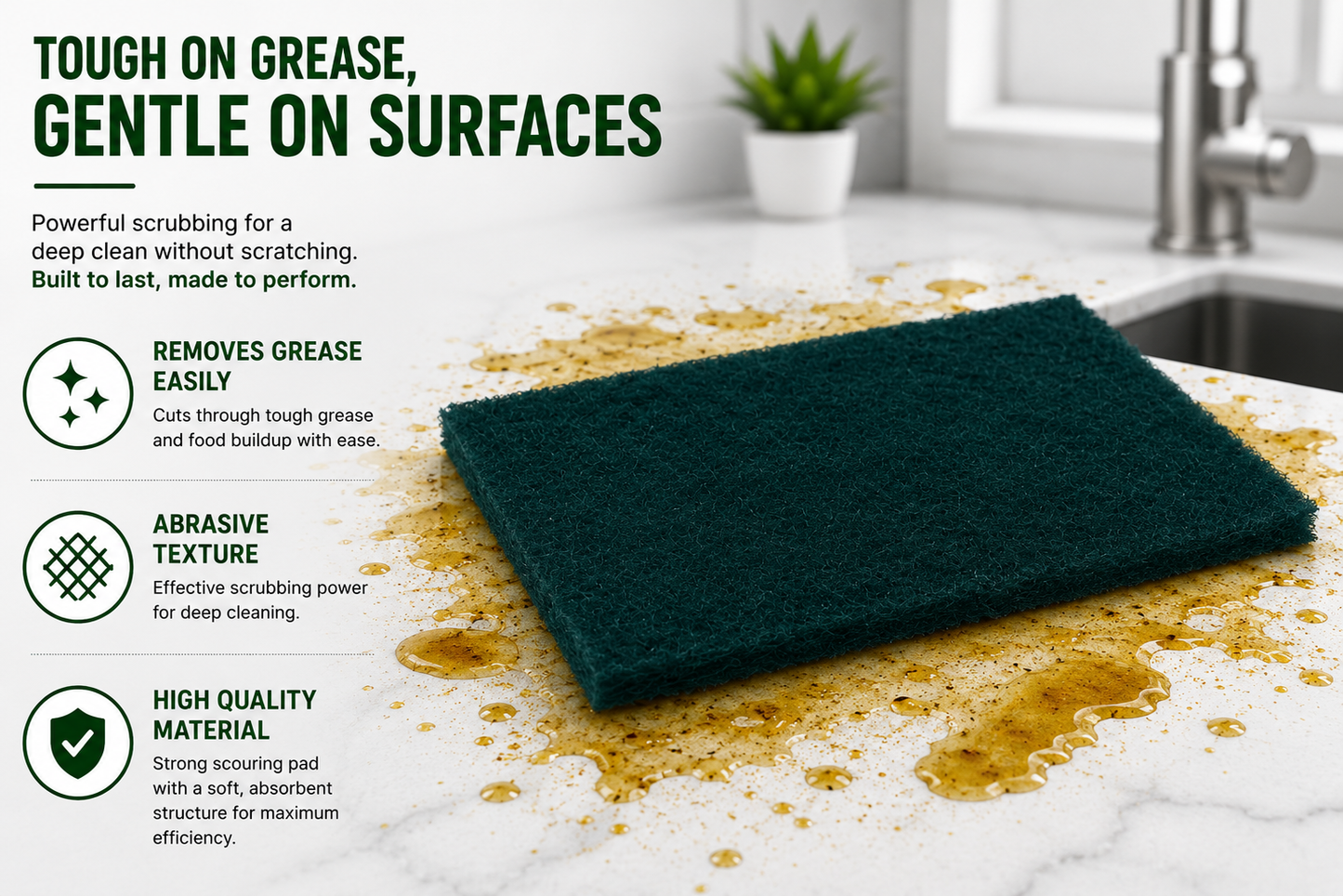 SCOURING PAD (LARGE) PACK OF 1