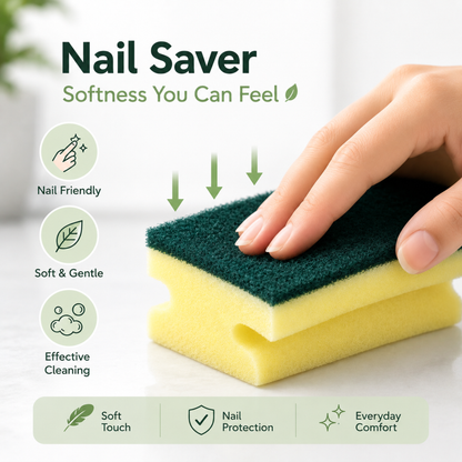 POWER SPONGE (NAIL SAVER) 2 IN 1